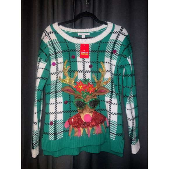 Ugly Christmas Sweater Xmas Size Medium NWT - Picture 1 of 3
